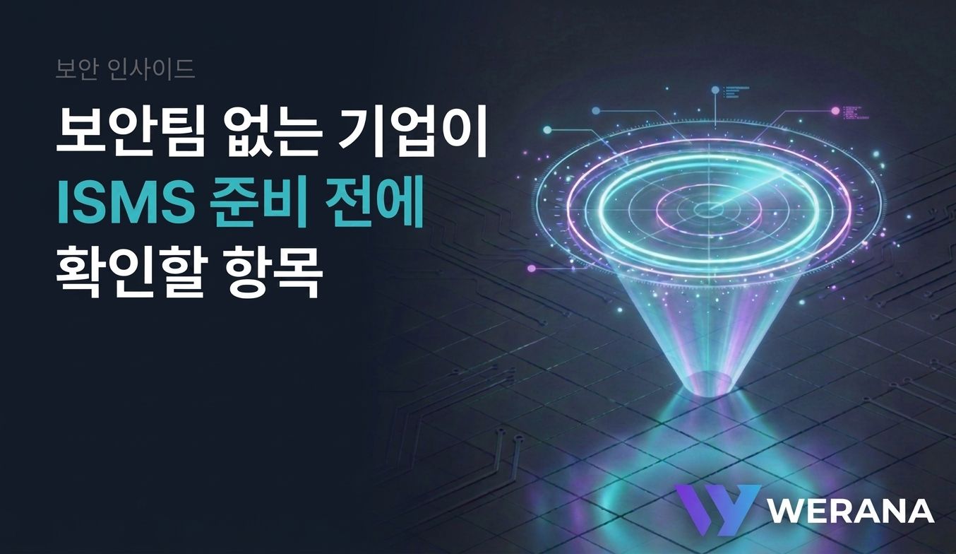 보안팀 없는 기업이 ISMS 준비 전에 확인할 항목